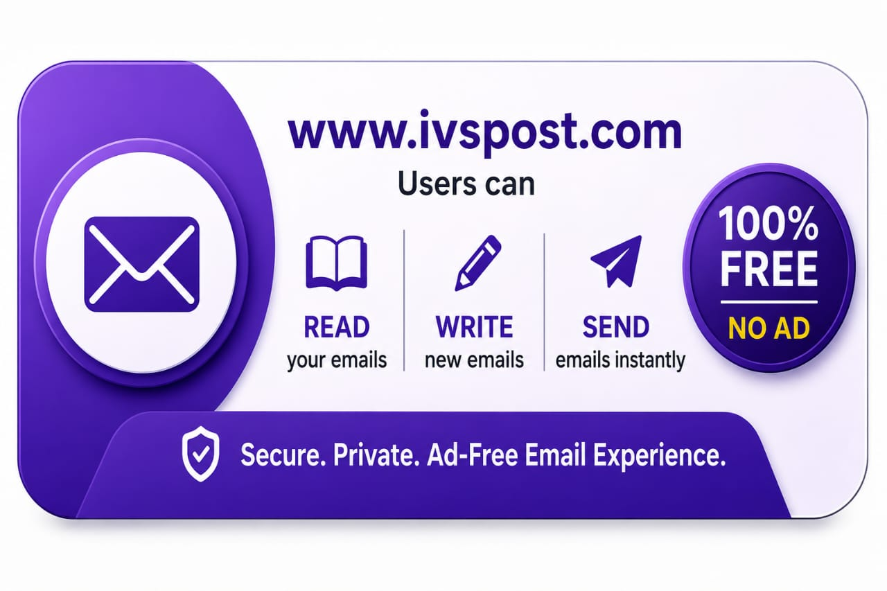 www.ivspost.com — free email, read write send, no ads